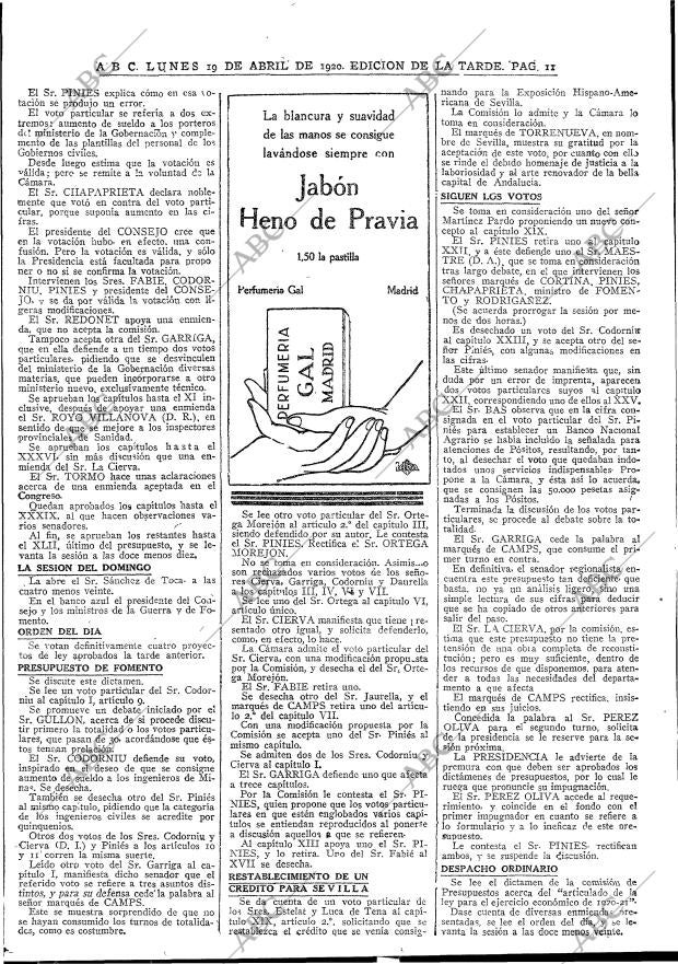 ABC MADRID 19-04-1920 página 11
