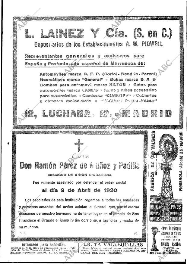 ABC MADRID 19-04-1920 página 19