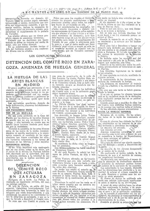 ABC MADRID 27-04-1920 página 13