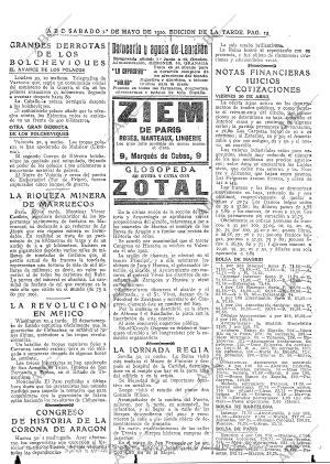 ABC MADRID 01-05-1920 página 13