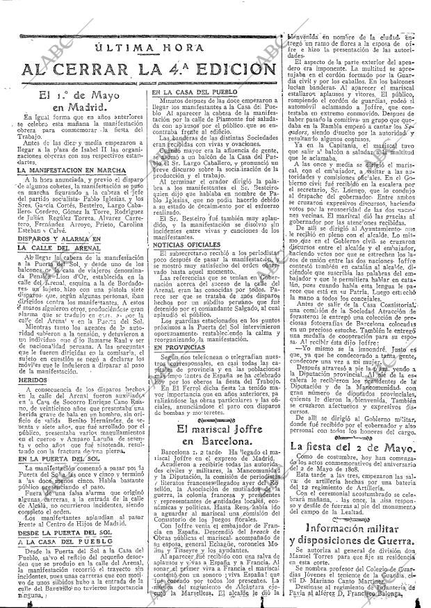 ABC MADRID 01-05-1920 página 16