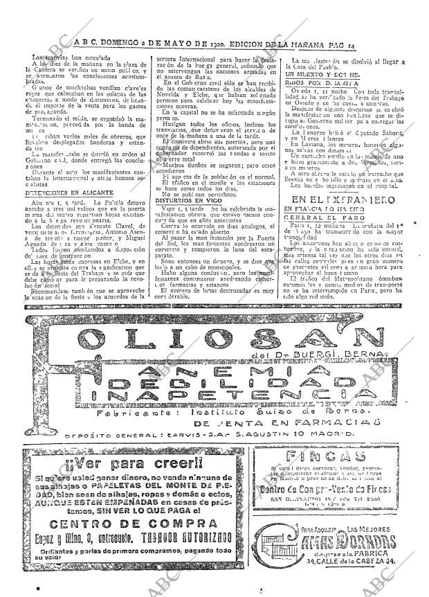 ABC MADRID 02-05-1920 página 14
