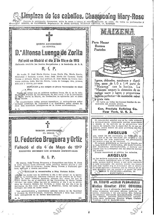 ABC MADRID 02-05-1920 página 32