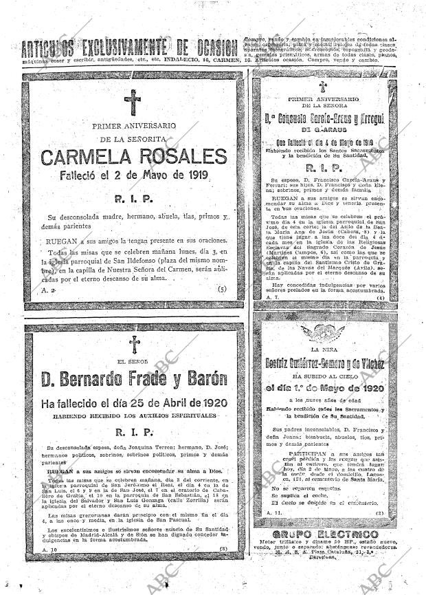 ABC MADRID 02-05-1920 página 33