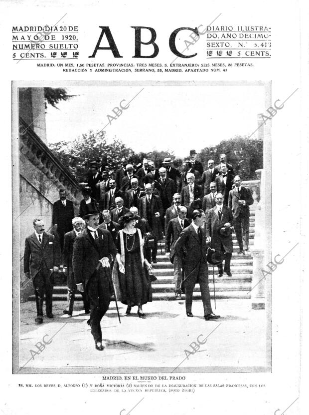 ABC MADRID 20-05-1920 página 1