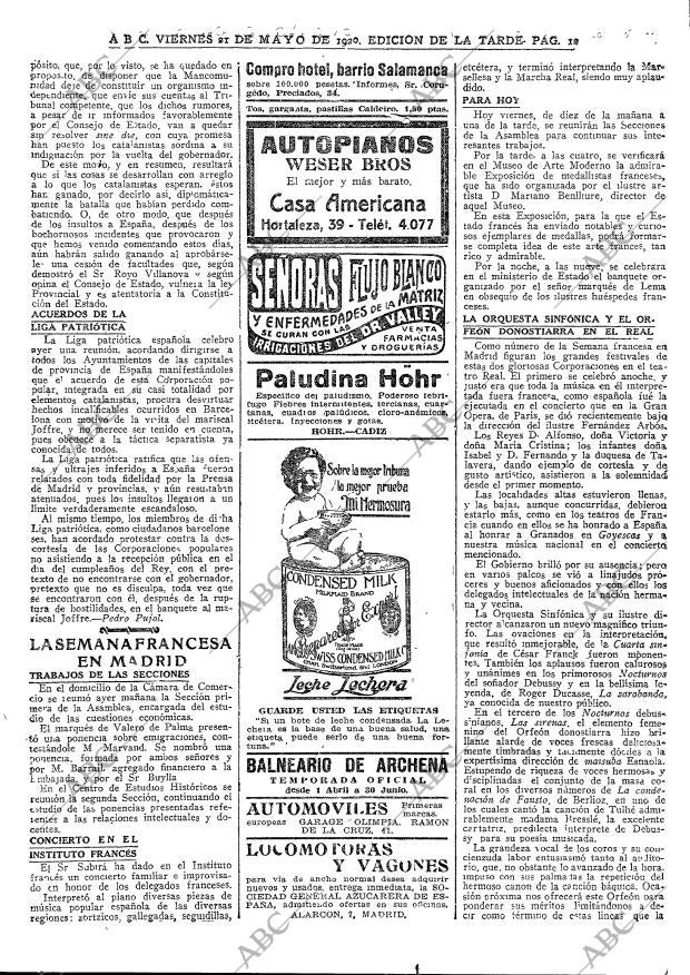 ABC MADRID 21-05-1920 página 12