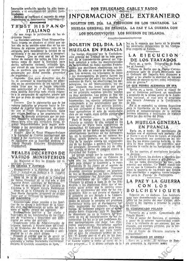 ABC MADRID 21-05-1920 página 13