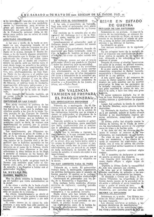 ABC MADRID 22-05-1920 página 11