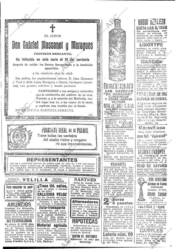 ABC MADRID 22-05-1920 página 20