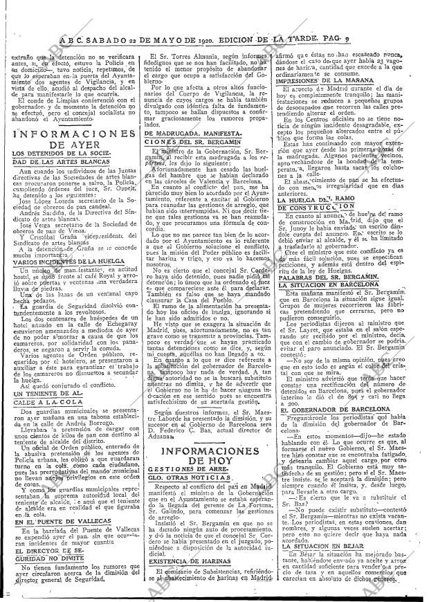 ABC MADRID 22-05-1920 página 9