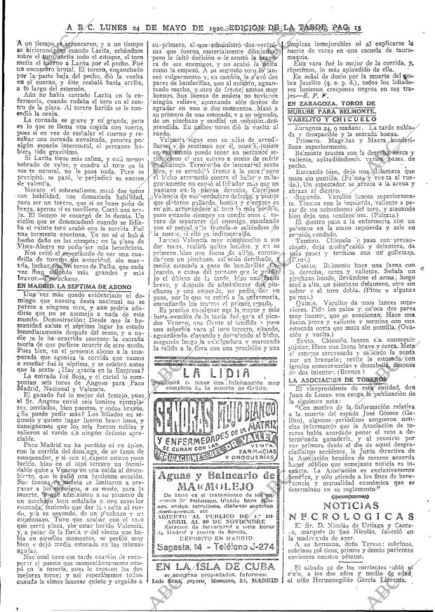 ABC MADRID 24-05-1920 página 15