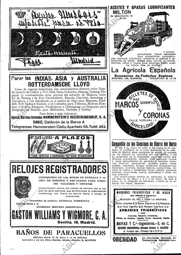 ABC MADRID 28-05-1920 página 23