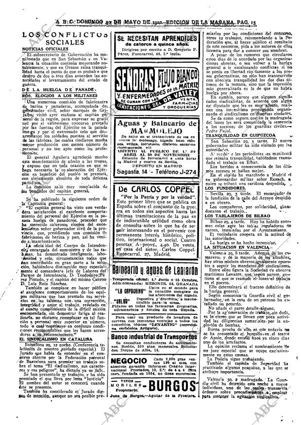 ABC MADRID 30-05-1920 página 15