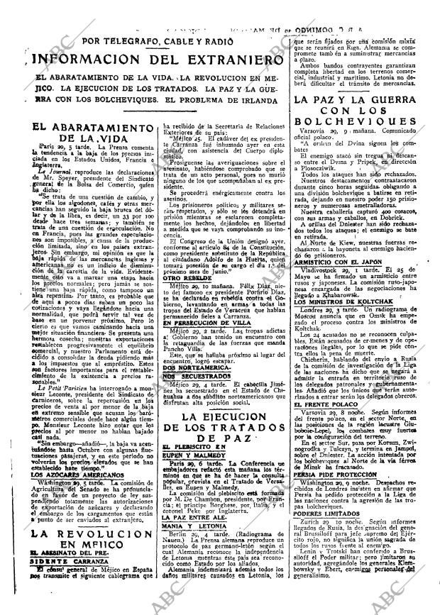 ABC MADRID 30-05-1920 página 19
