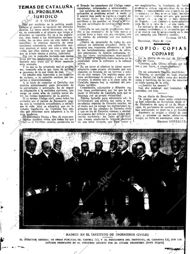 ABC MADRID 30-05-1920 página 5