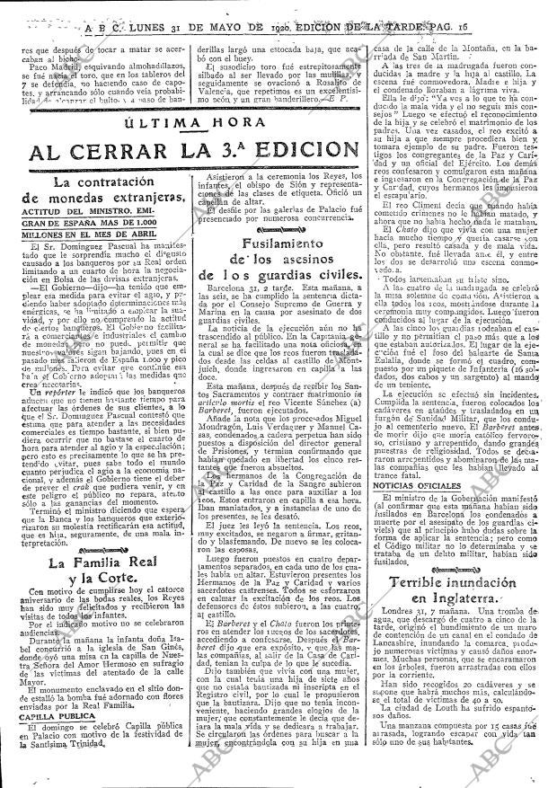 ABC MADRID 31-05-1920 página 16