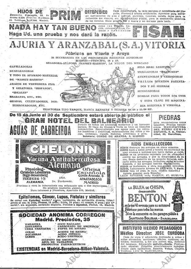 ABC MADRID 31-05-1920 página 18