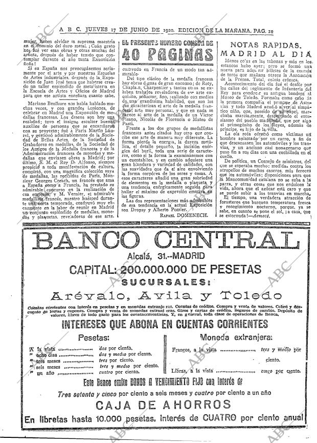 ABC MADRID 17-06-1920 página 10