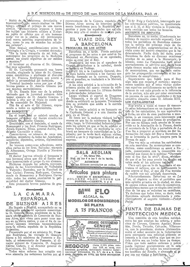 ABC MADRID 23-06-1920 página 18