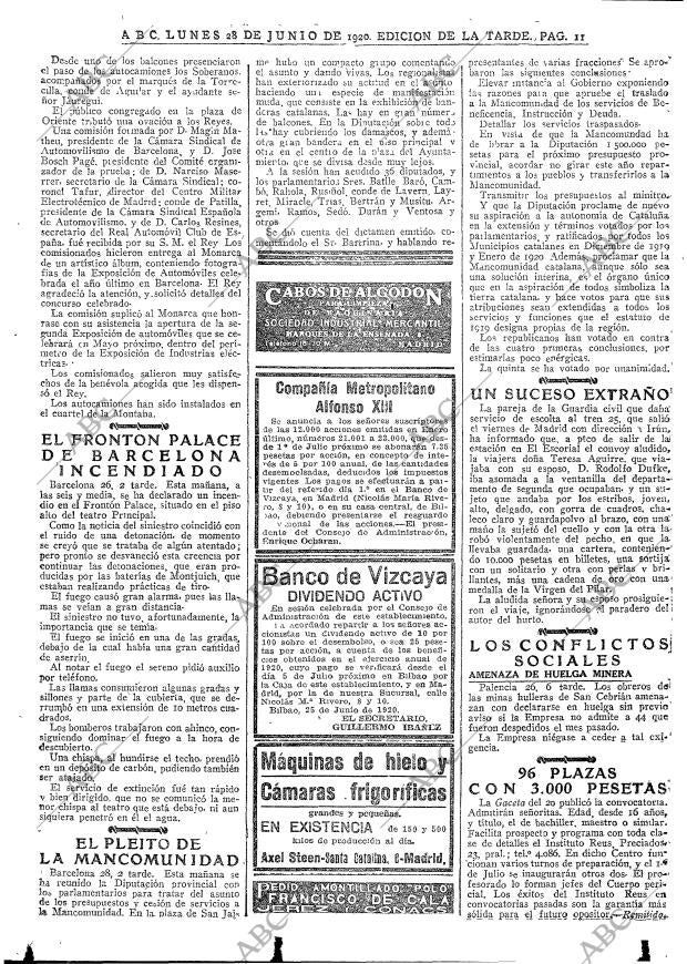 ABC MADRID 28-06-1920 página 11