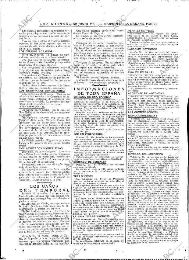 ABC MADRID 29-06-1920 página 22
