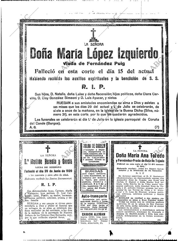 ABC MADRID 29-06-1920 página 32