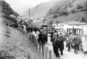 Llegada A Saint Jean de Pied de Port (Francia) de la excursión de Congresistas