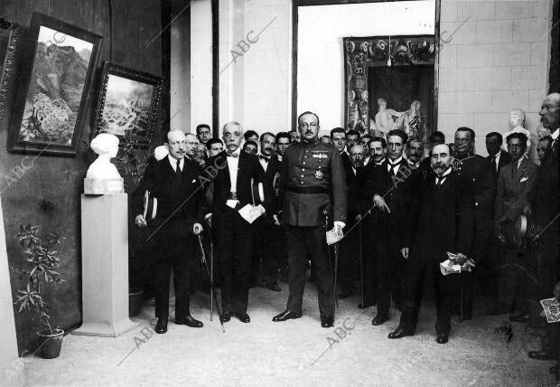 Inauguración de la exposición de Bellas Artes Organizada por el Excmo