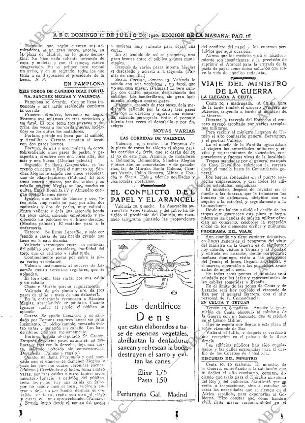ABC MADRID 11-07-1920 página 16