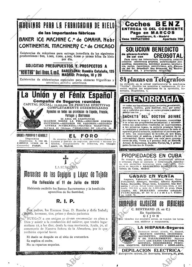 ABC MADRID 11-07-1920 página 28