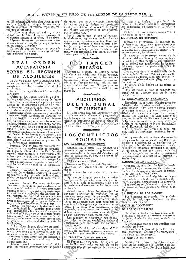 ABC MADRID 15-07-1920 página 13
