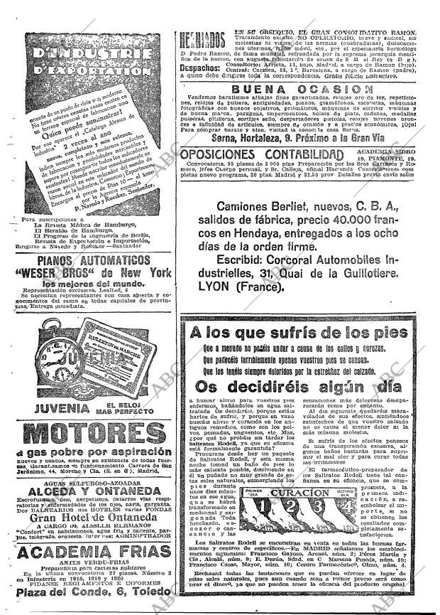 ABC MADRID 20-07-1920 página 23