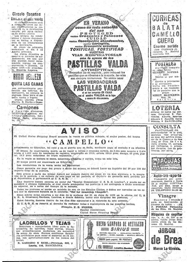 ABC MADRID 21-07-1920 página 28