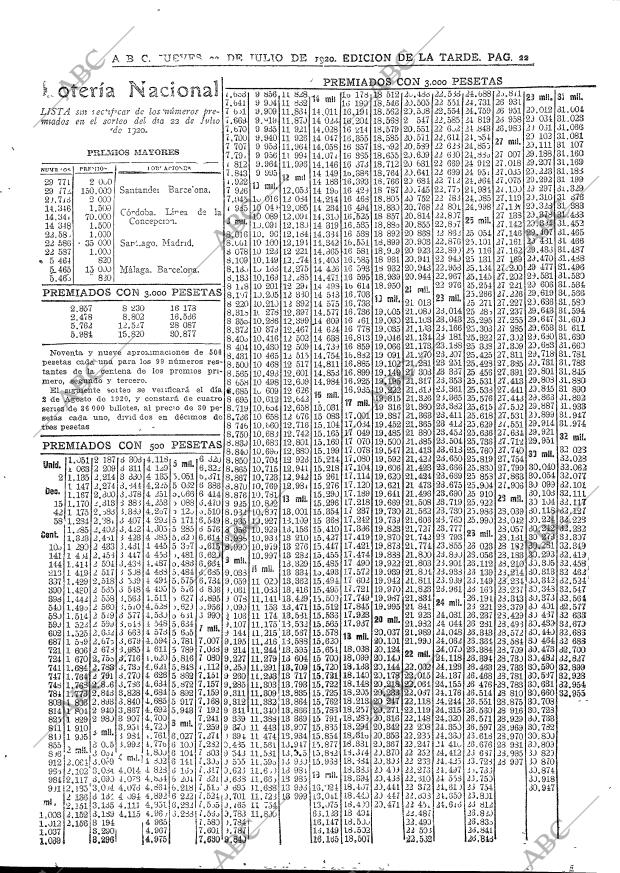 ABC MADRID 22-07-1920 página 22