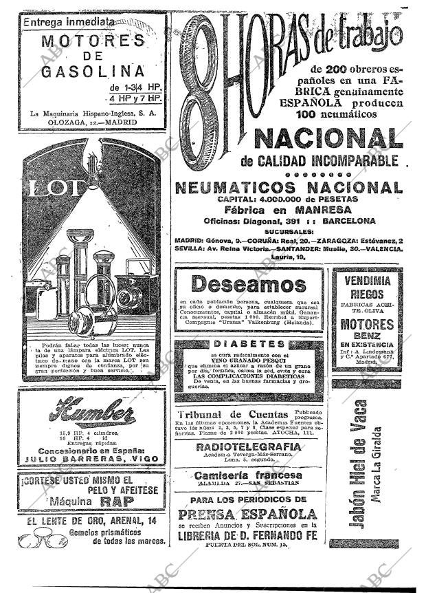 ABC MADRID 27-07-1920 página 25