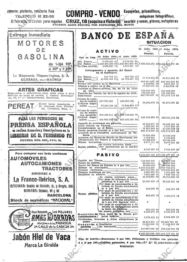 ABC MADRID 29-07-1920 página 25