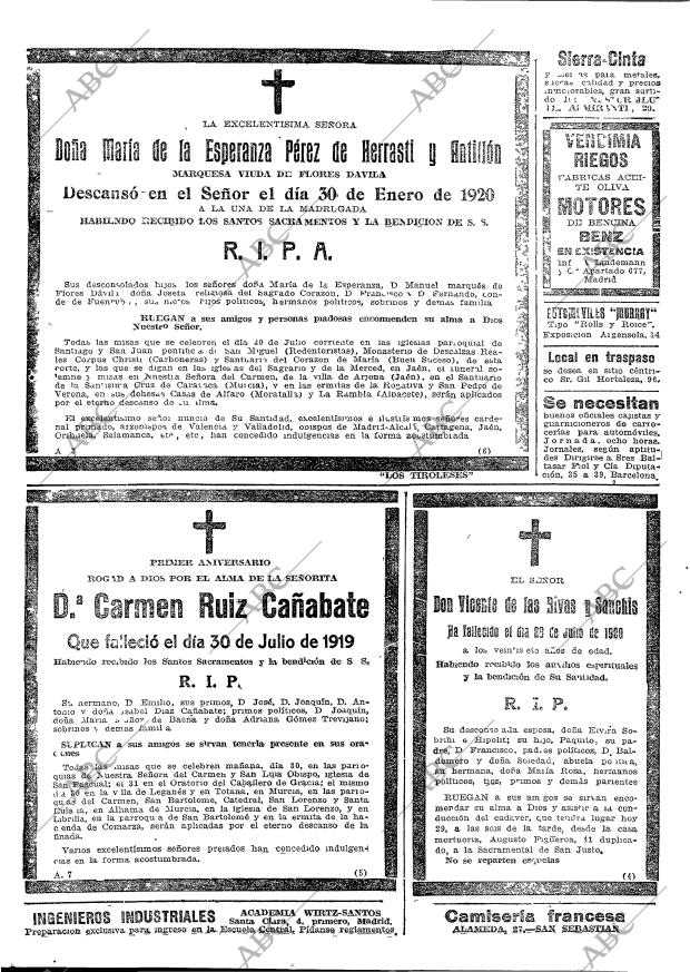 ABC MADRID 29-07-1920 página 26