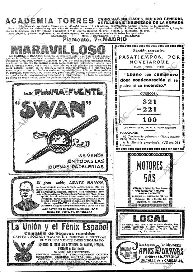 ABC MADRID 05-08-1920 página 27