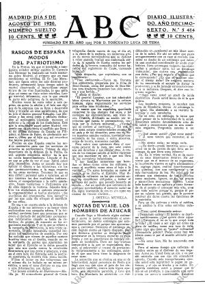 ABC MADRID 05-08-1920 página 3