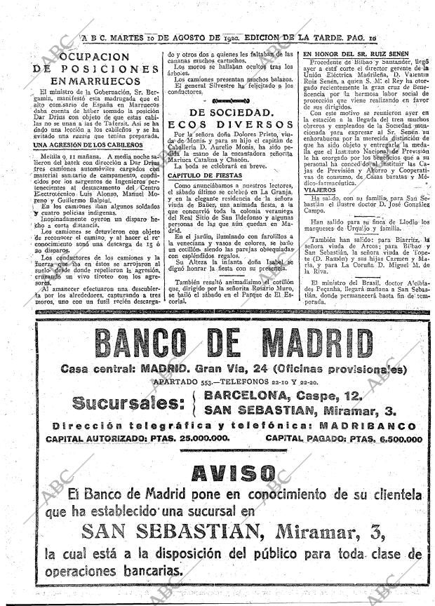 ABC MADRID 10-08-1920 página 10