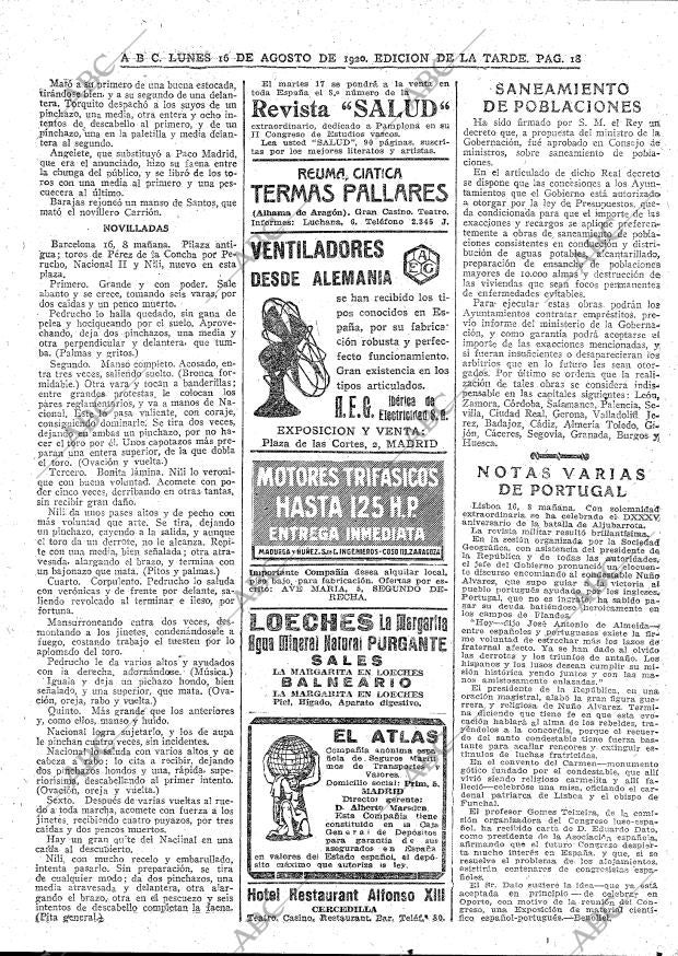 ABC MADRID 16-08-1920 página 18
