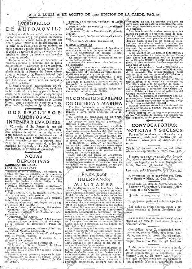 ABC MADRID 16-08-1920 página 19