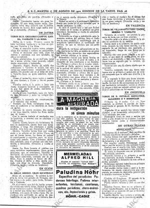 ABC MADRID 17-08-1920 página 16