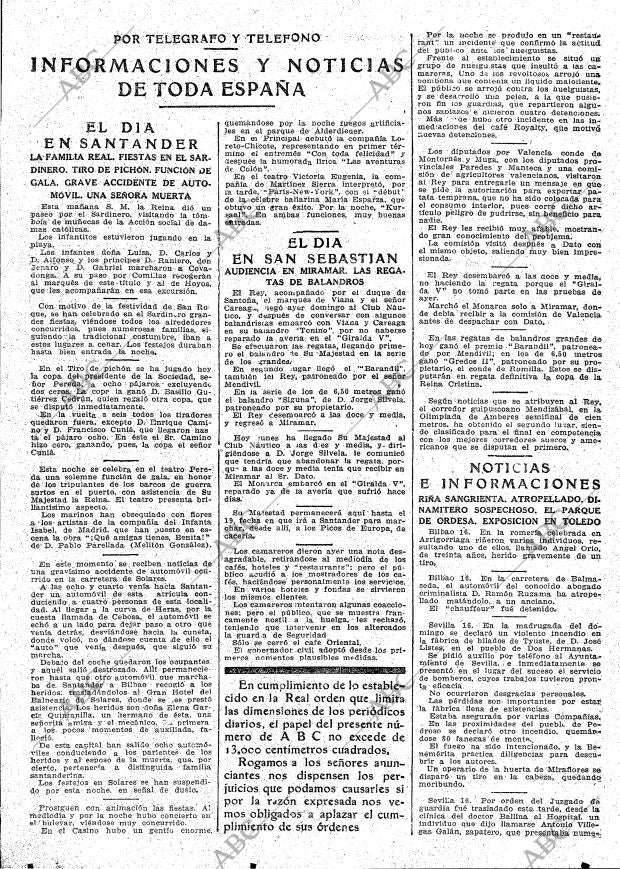 ABC MADRID 17-08-1920 página 19