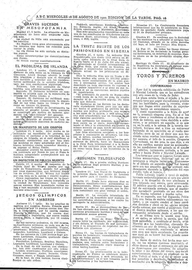 ABC MADRID 18-08-1920 página 16