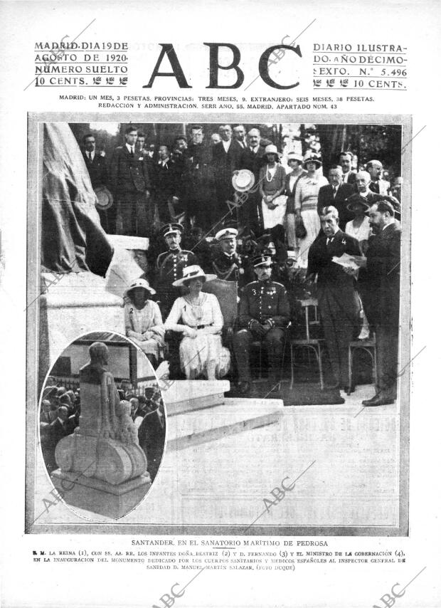 ABC MADRID 19-08-1920 página 1