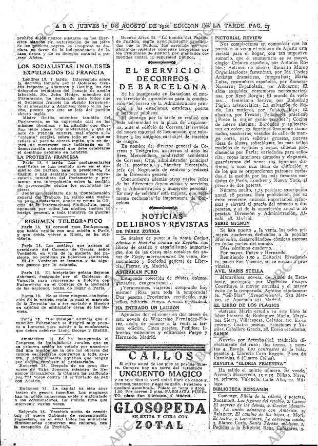 ABC MADRID 19-08-1920 página 17