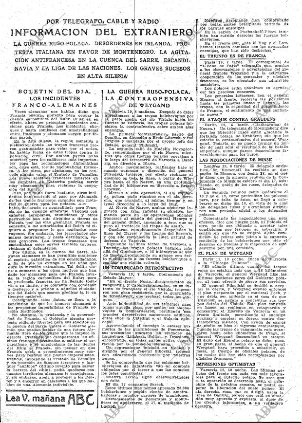 ABC MADRID 20-08-1920 página 17