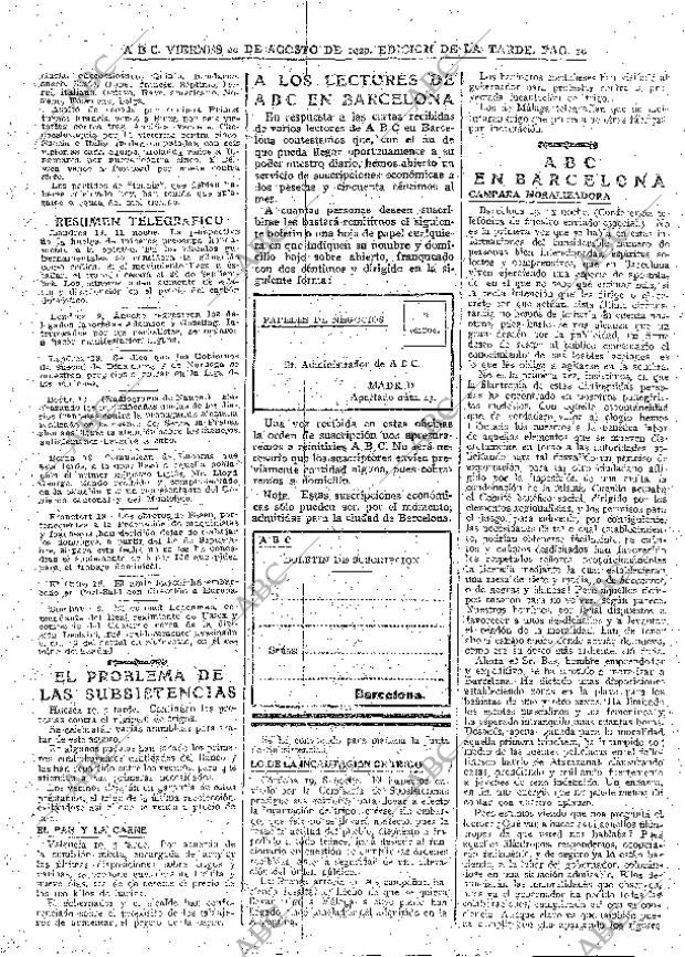 ABC MADRID 20-08-1920 página 19