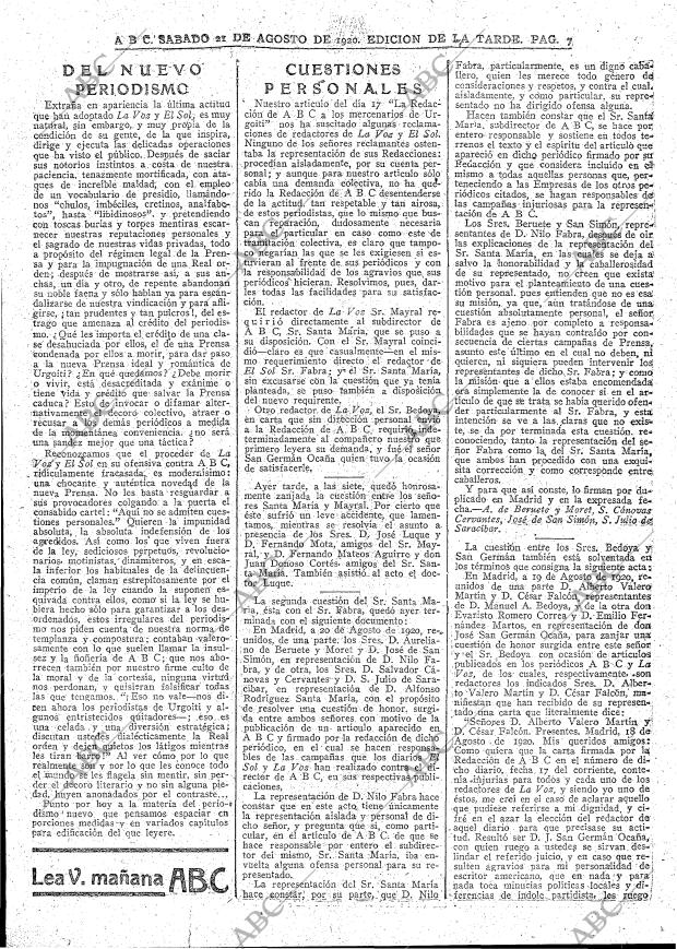 ABC MADRID 21-08-1920 página 7